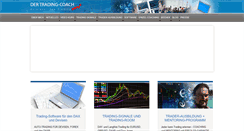 Desktop Screenshot of der-trading-coach.com